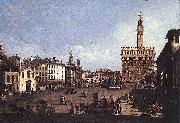 Piazza della Signoria a Firenze Bernardo Bellotto